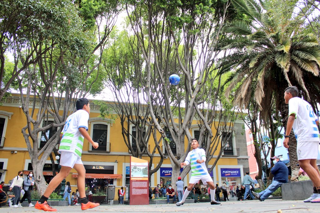 Habilitan Plazuela de San Luis para actividades deportivas y recreativas 