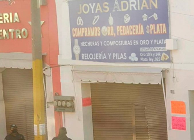 Ladrones saquean joyería en Tepeaca