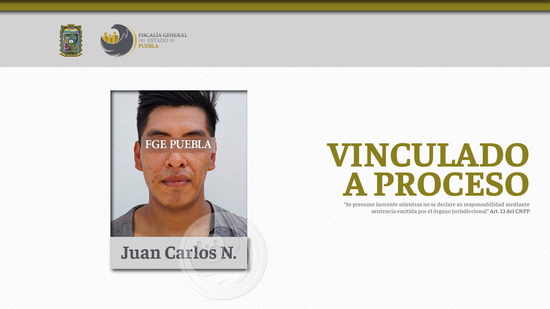 Vinculan a proceso a Juan Carlos por abuso sexual contra una joven pastora en Cuetzalan