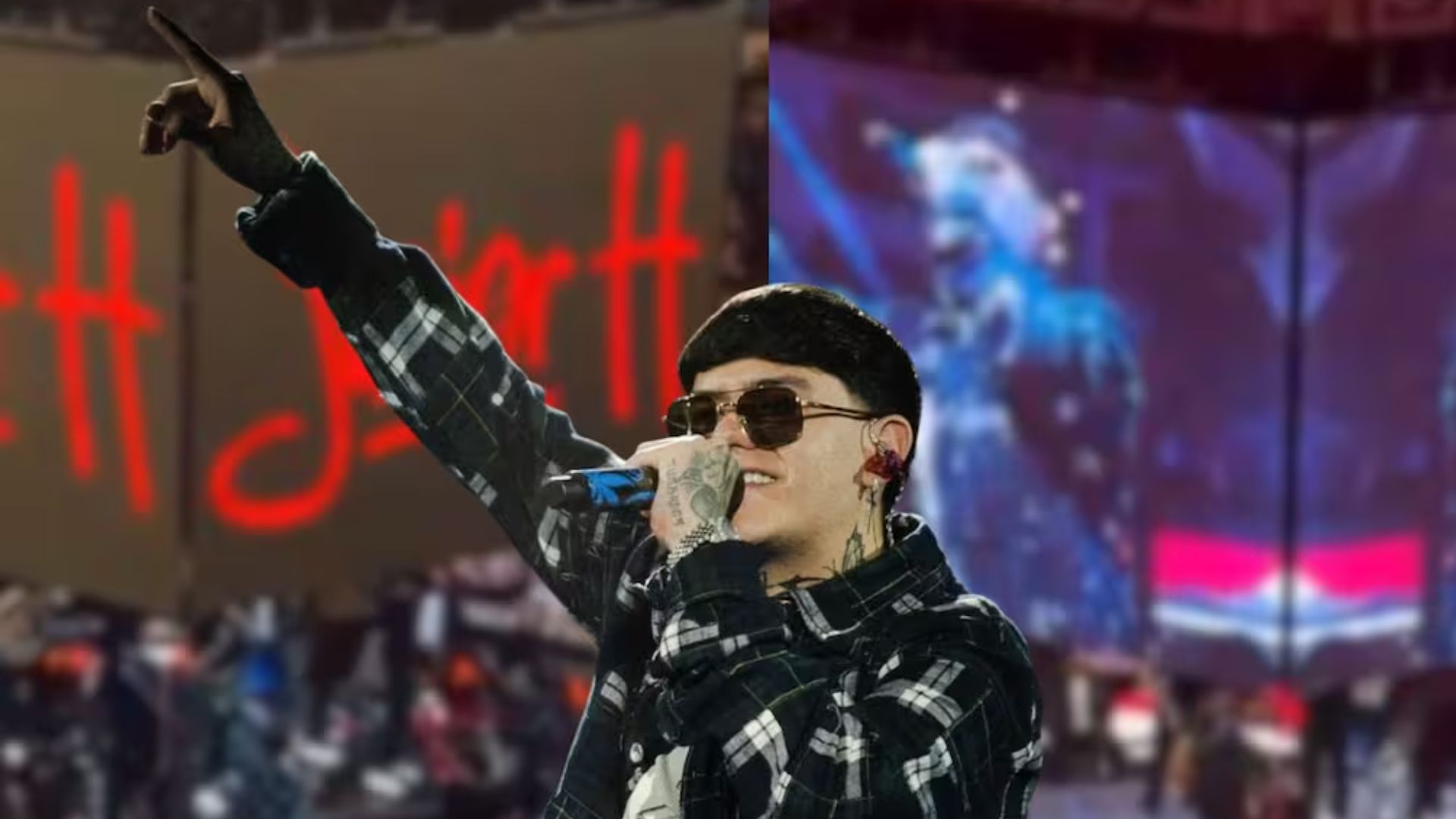 VIDEO Por intentar cantar un narcocorrido, interrumpen concierto de Junior H