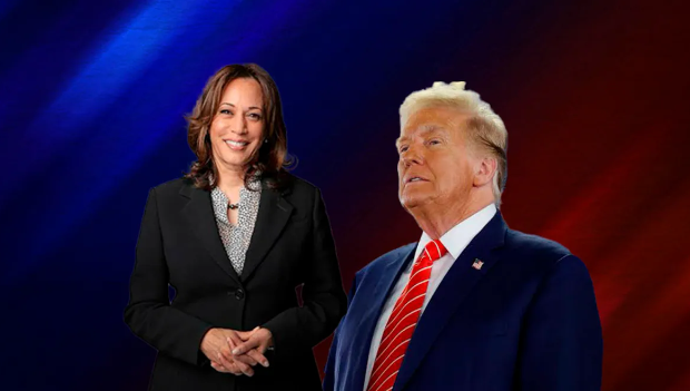 Kamala Harris y Donald Trump rumbo al debate del martes