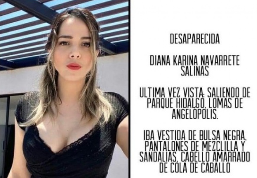 Desaparece Diana Karina en Lomas de Angelópolis