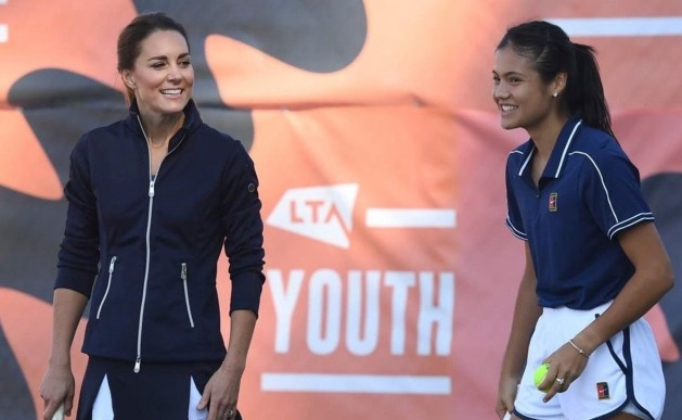 Kate Middleton celebró a los nuevos campeones de tenis británicos