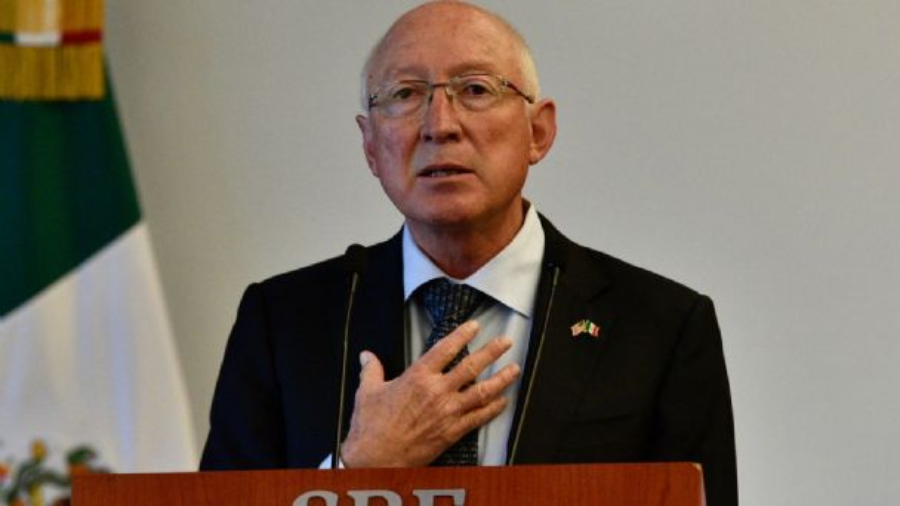 Esos cables no son de EU; Ken Salazar al hablar de Morena y sus nexos con el narcotráfico