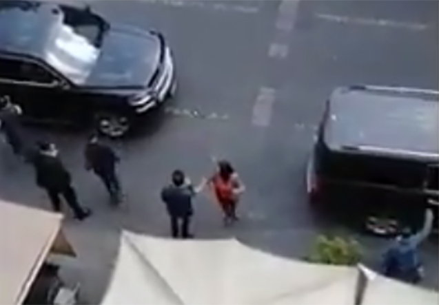VIDEO Se blinda Norma Layón con guaruras ante inseguridad