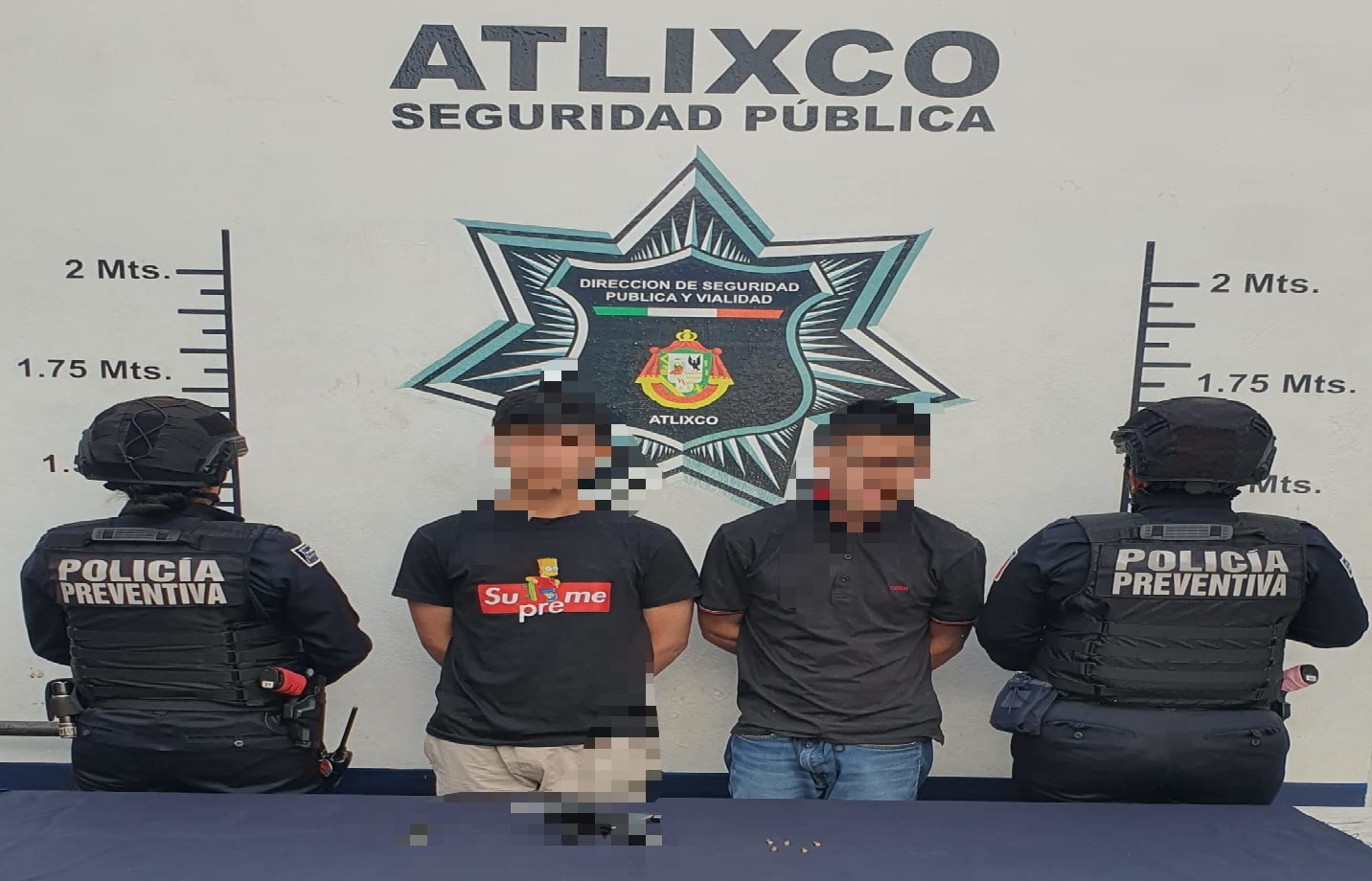 Tras operativo, policía de Atlixco detiene a presuntos delincuentes