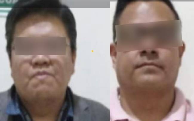 Arturo y Edgar se paseaban con Mercedes-Benz robado en el centro histórico de Puebla