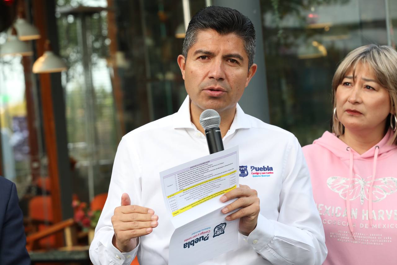  Rivera sin definir quién será su suplente en el Ayuntamiento de Puebla