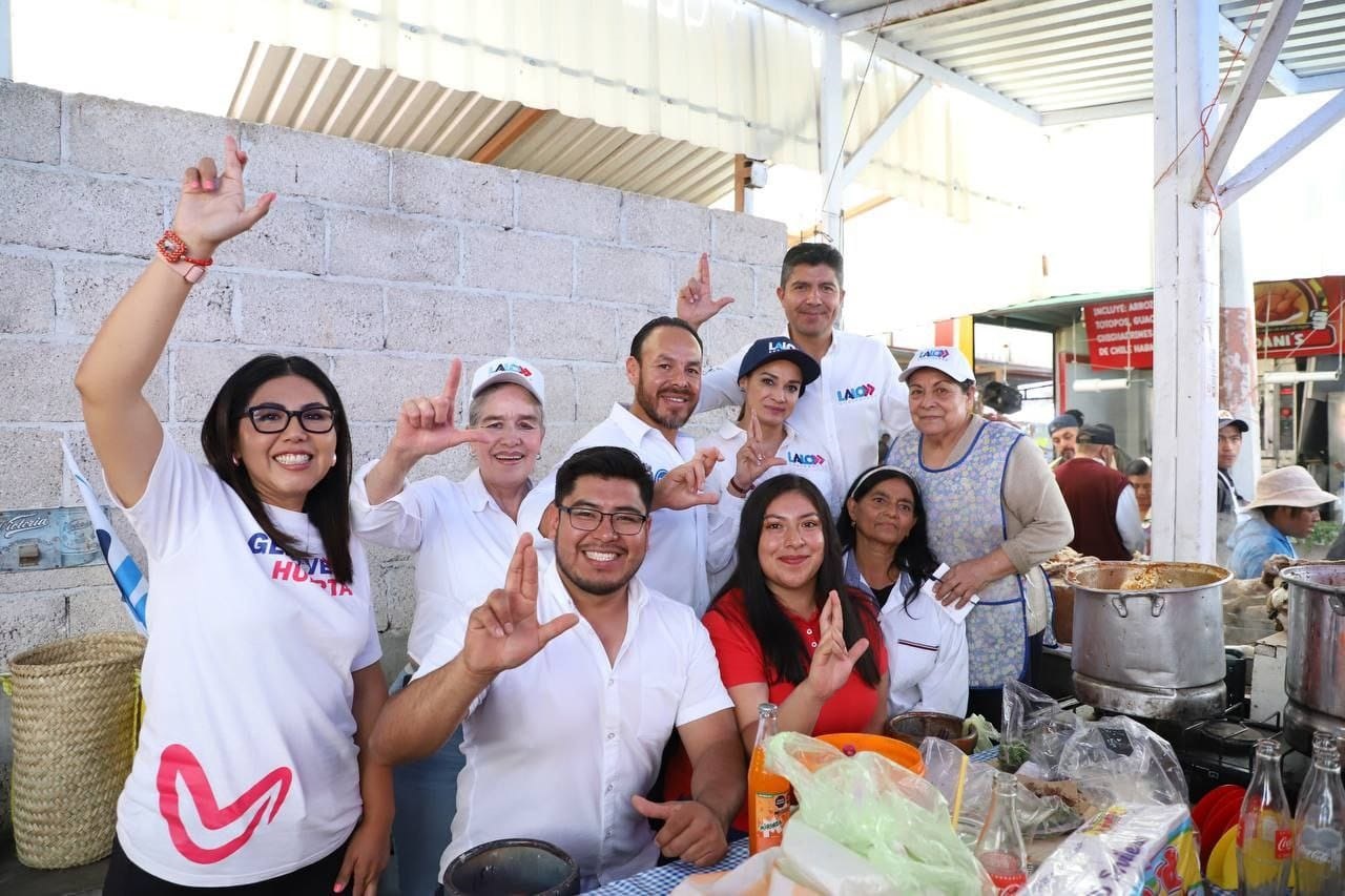 Vamos a ganar el próximo 2 de junio, afirmó Lalo Rivera en Tepeaca