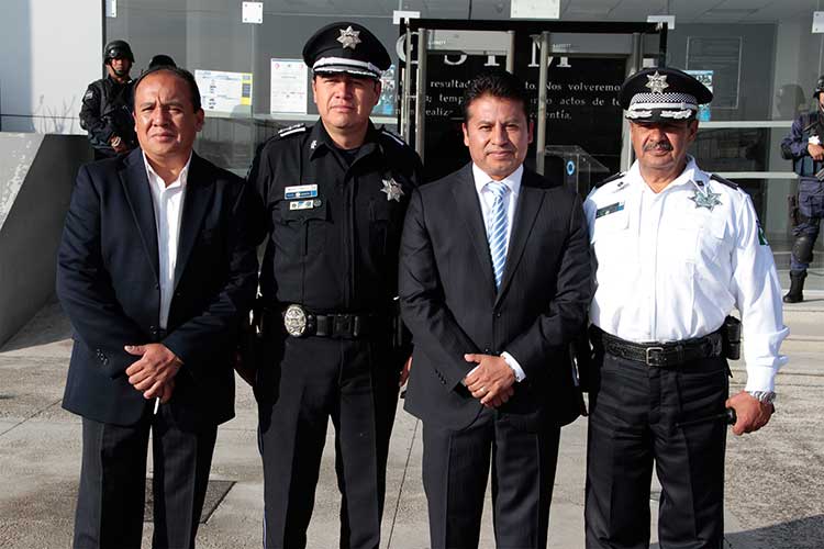 Reconocen trabajo de policías y elementos de vialidad en San Andrés Cholula