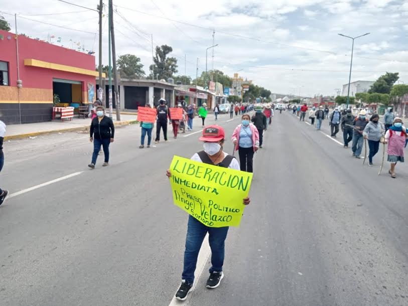 Habitantes de Juan N. Méndez exigen liberación de preso político