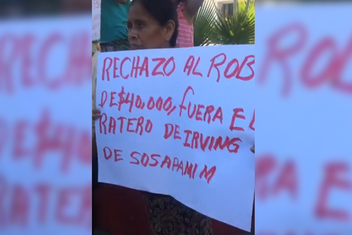 Nuevamente se manifiestan contra el director del Sosapamim