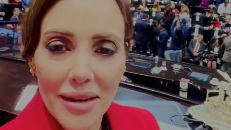 VIDEO Aquí me van a poner la banda presidencial: Lilly Téllez