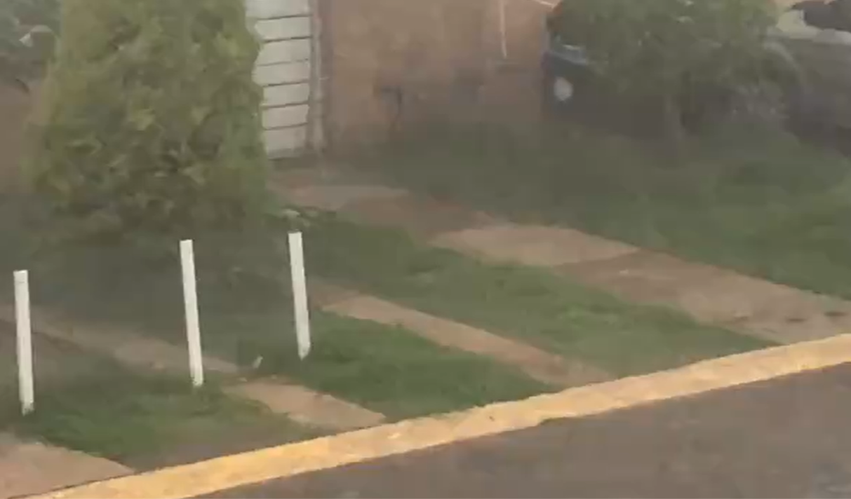 VIDEO Lluvia y granizo cae en Cuautlancingo y Coronango