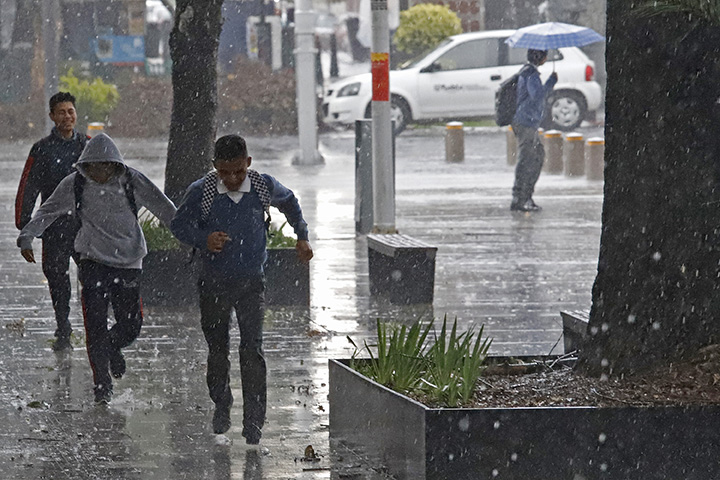 En Puebla y Veracruz, las lluvias más fuertes de este martes