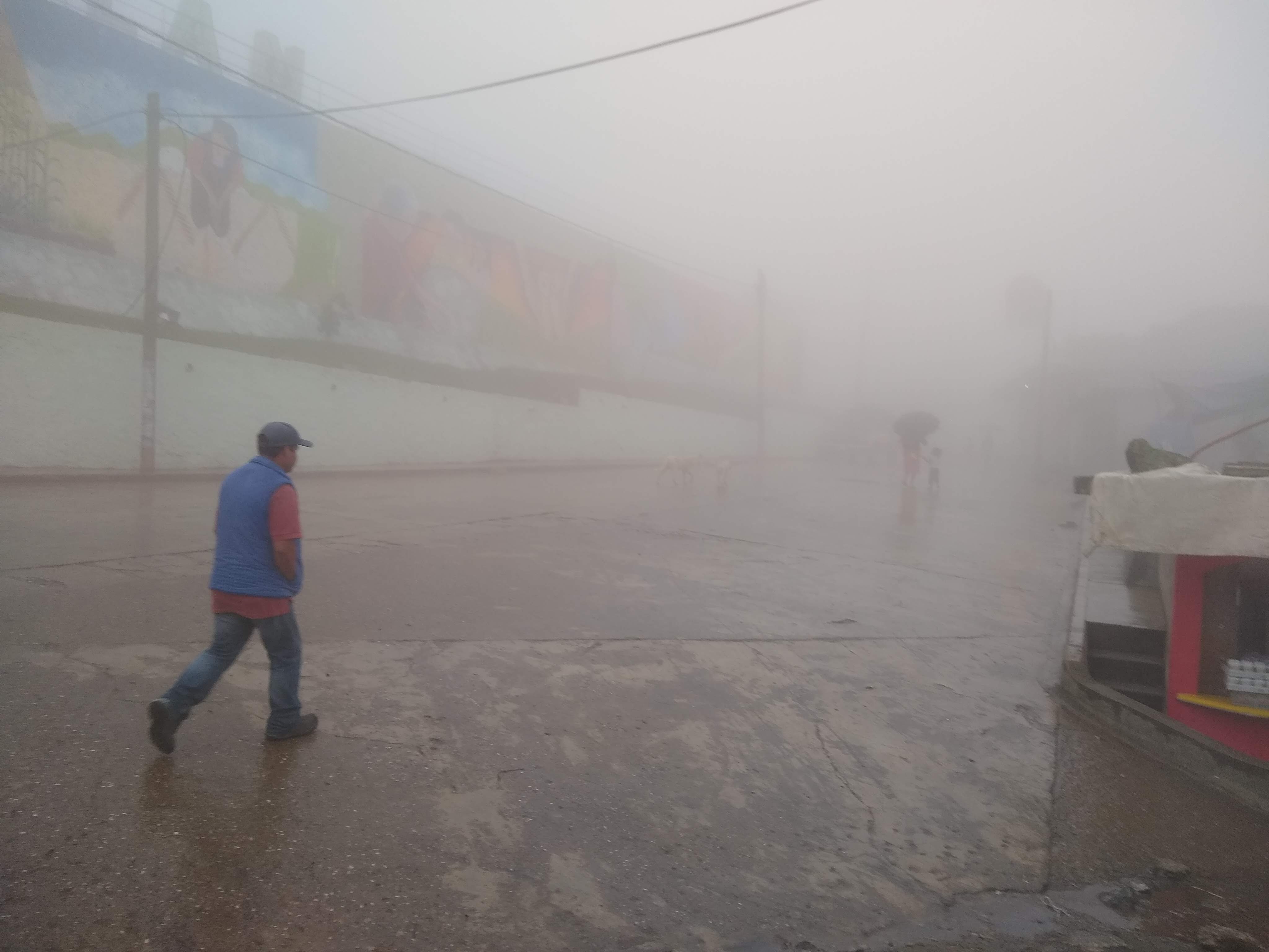 Sierra Negra en Puebla registra saldo blanco ante fuertes lluvias 
