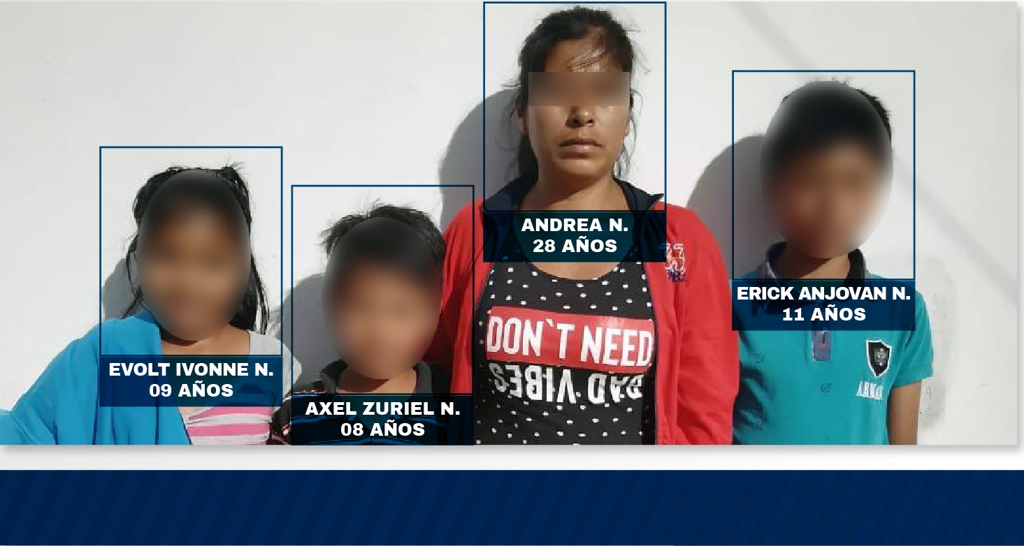 Fiscalía de Puebla localizó a Andrea y sus tres hijos