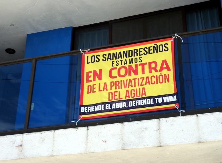 Redoblan campaña de rechazo a privatización del agua en San Andrés