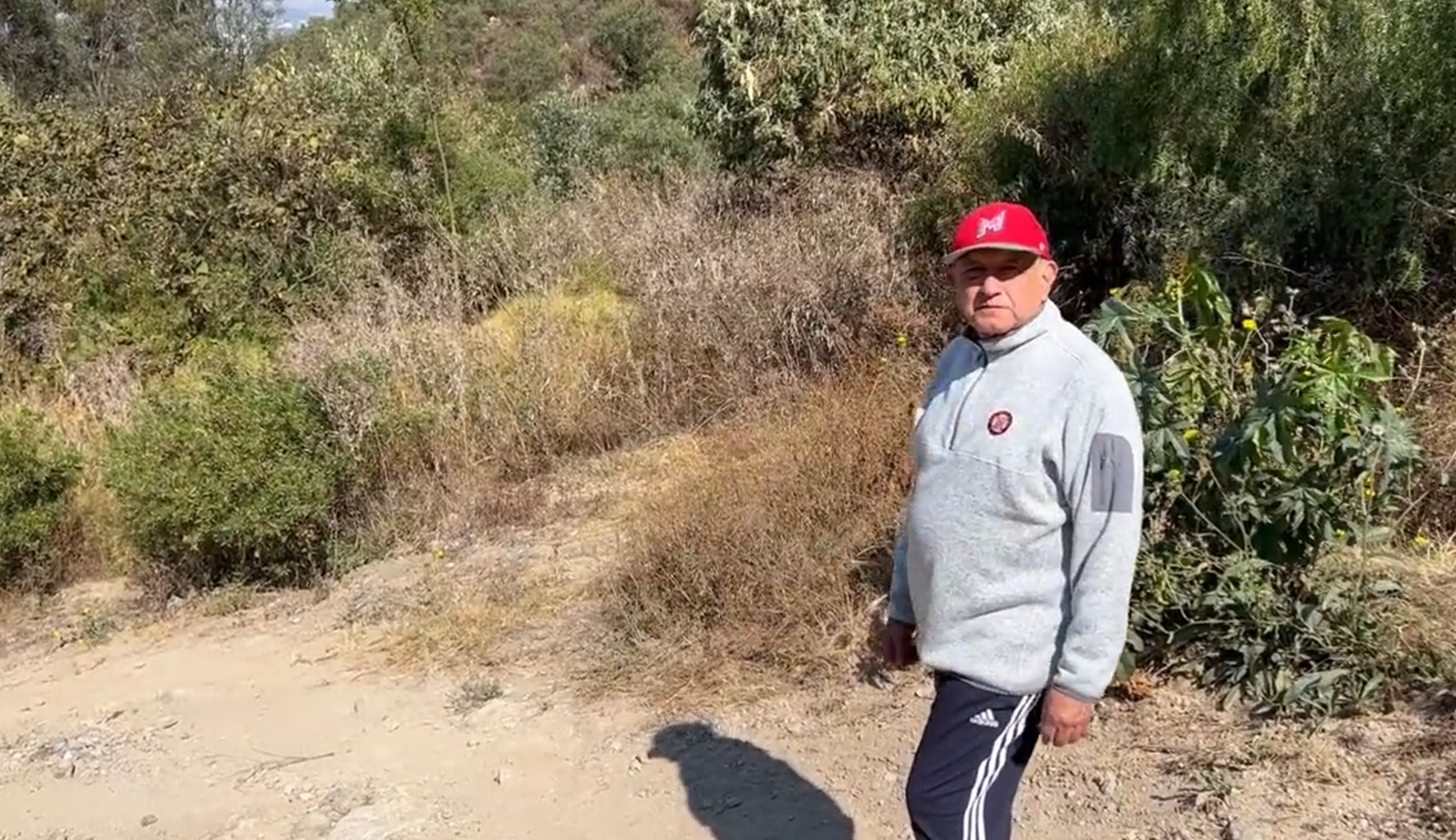 VIDEO AMLO se pone fitness en Tlalpan debido a sus problemas cardiacos