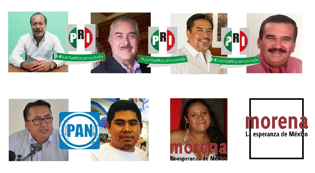 Hay ocho aspirantes por Acatlán para 2018, cuatro son del PRI