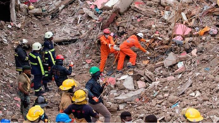 La brigada rescate internacional Topos ayuda a Haití