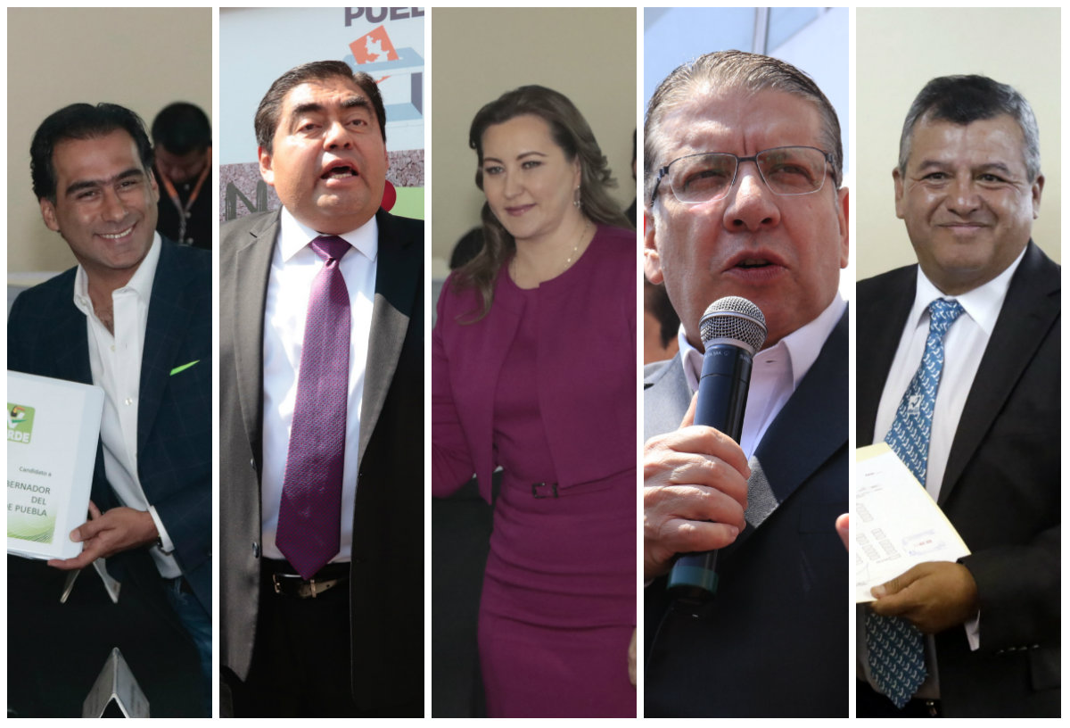 Van 5 por la gubernatura: Doger, Alonso, Barbosa, Chaín y Romero