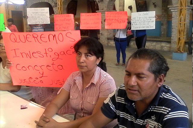Familiares de detenidos en Ajalpan piden intervención de CDH