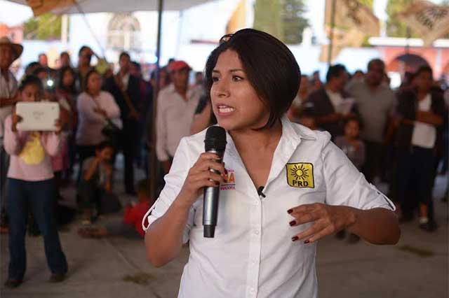 Se compromete Roxana Luna a crear central de abastos en Cholula de ser gobernadora