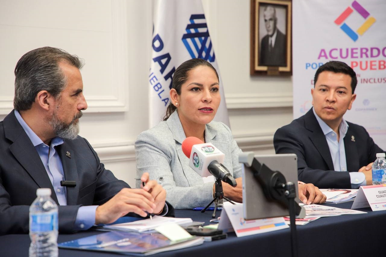 Lupita Cuautle presenta agenda de gobierno ante integrantes de Coparmex