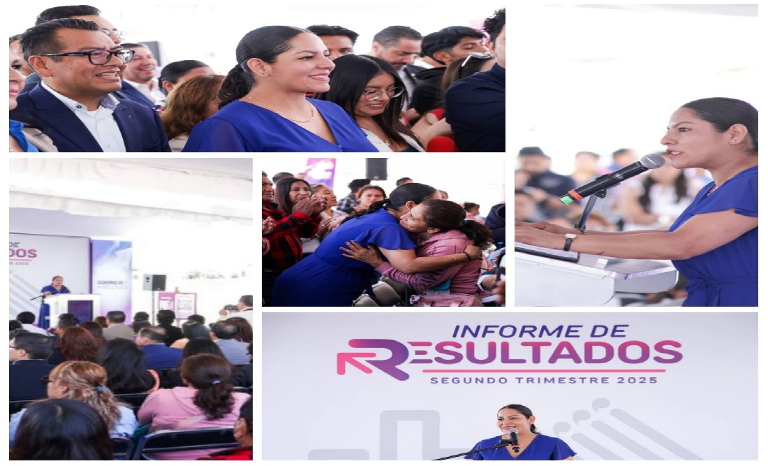 Rinde Lupita Cuautle su informe trimestral con resultados en seguridad