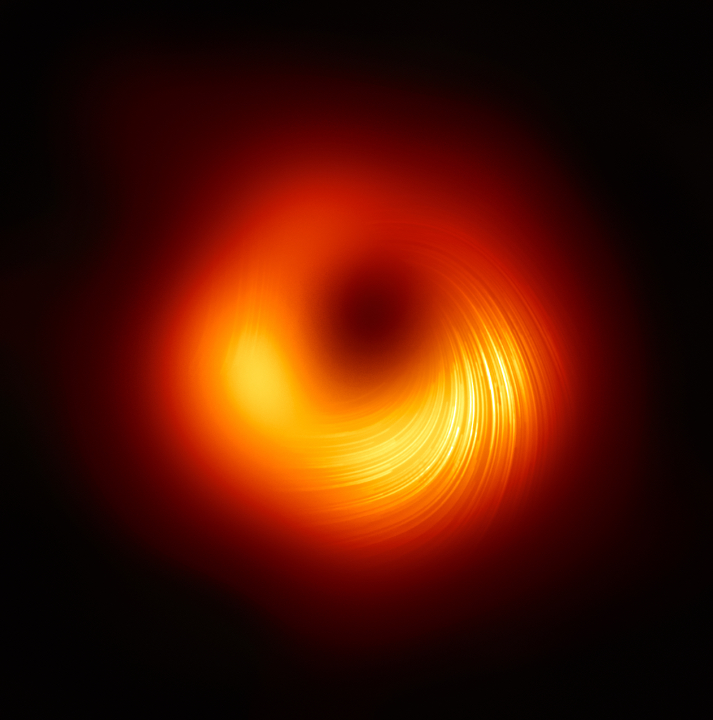 INAOE colabora en observación de campos magnéticos en borde del agujero negro
