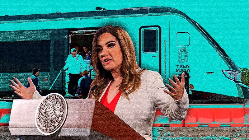 La mujer que hace el Tren Maya