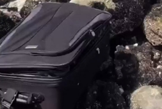 Dejan maleta con restos humanos a orillas del Periférico en Coronango