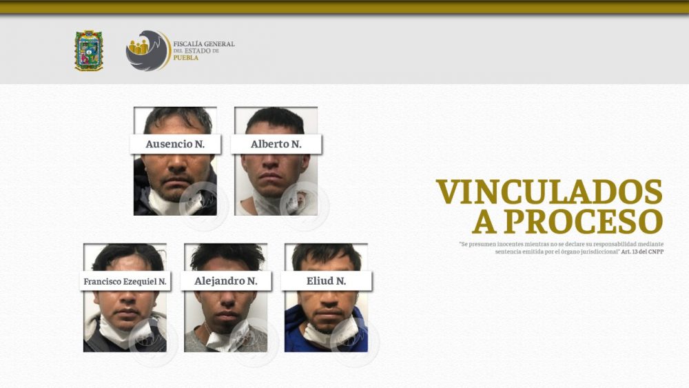 Fiscalía procesa a cinco secuestradores 
