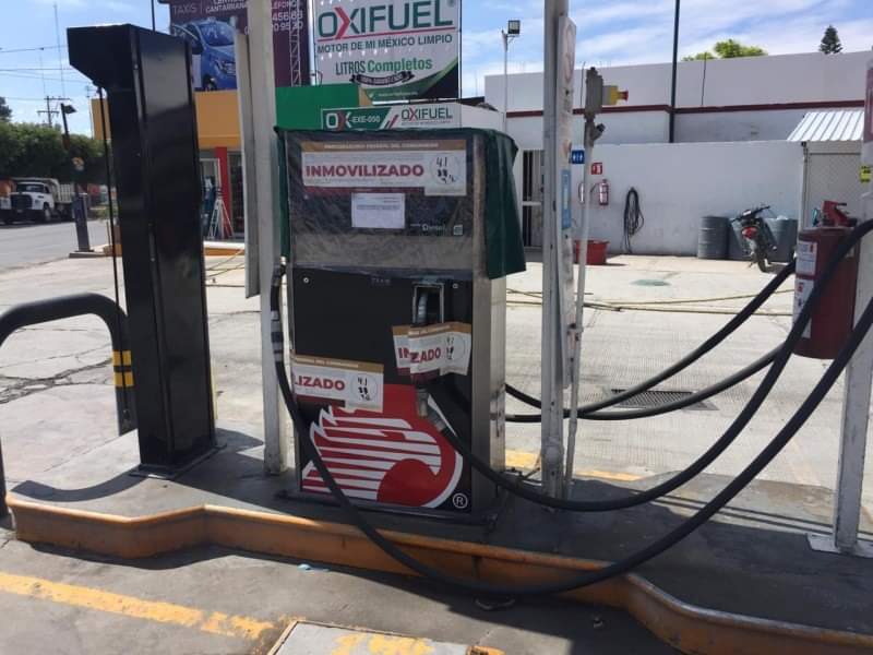 Inmoviliza Profeco mangueras de gasolinera de Tehuacán 