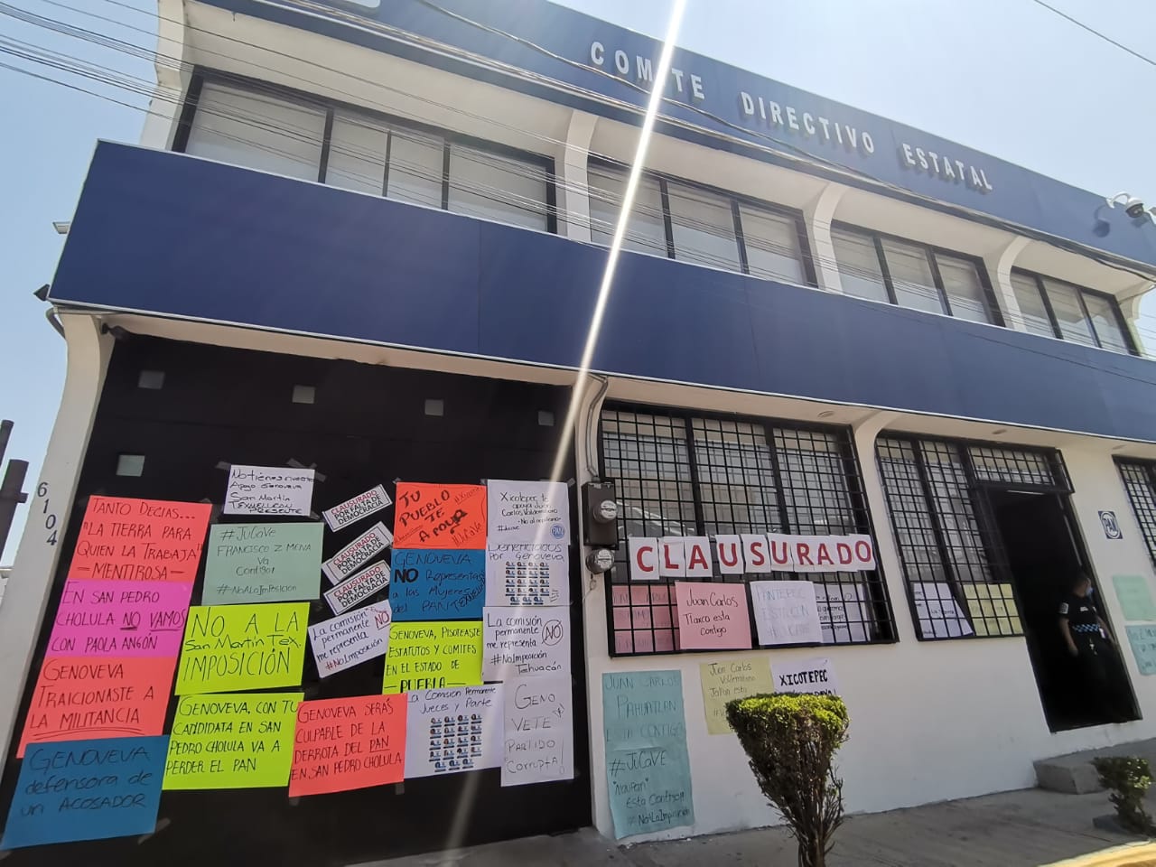 Panistas rechazan imposición de candidatos; exigen renuncia de Genoveva Huerta