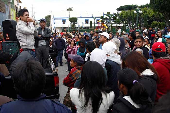 Manifestantes de San Andrés se reagruparán en Tlaxcalancingo