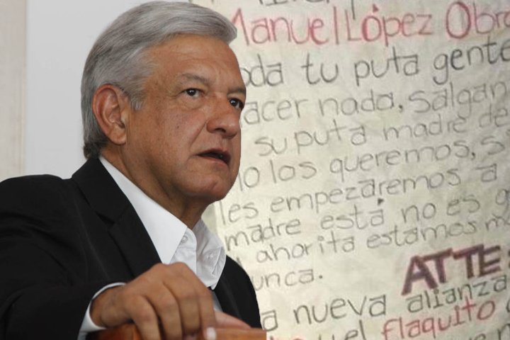 Ahora cartel de los Arellano – Félix amenaza a AMLO