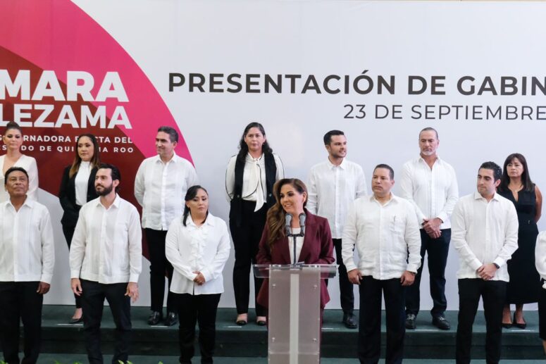 Este es el gabinete de la nueva gobernadora de Quintana Roo