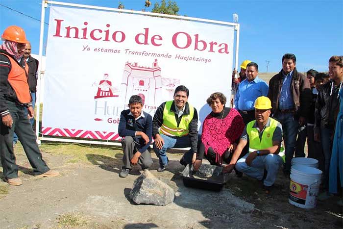 Edil de Huejotzingo realiza maratón de obras en el municipio