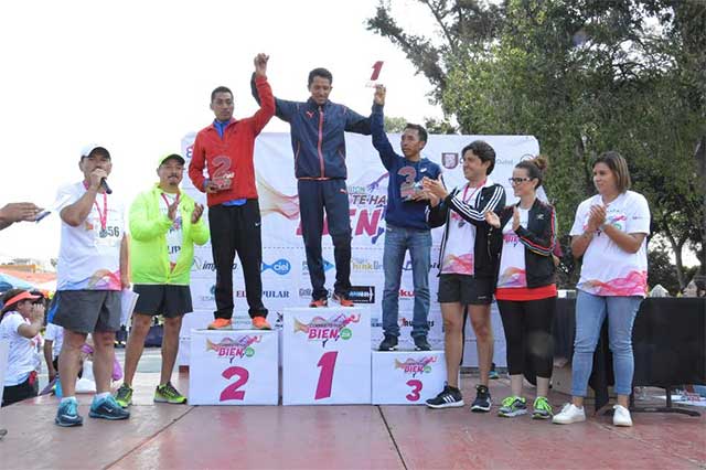 Realizan primer medio maratón en San Pedro Cholula