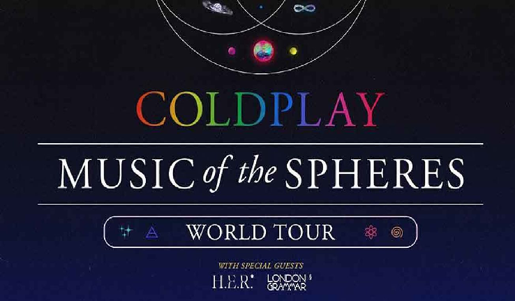 Coldplay hará una gira mundial en 2022