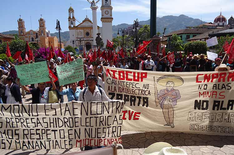 Exige MIOCUP en Zacapoaxtla liberación de opositores al Gasoducto Morelos