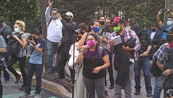 Exigen un alto a la violencia en Chiapas, marcharon organizaciones en CDMX