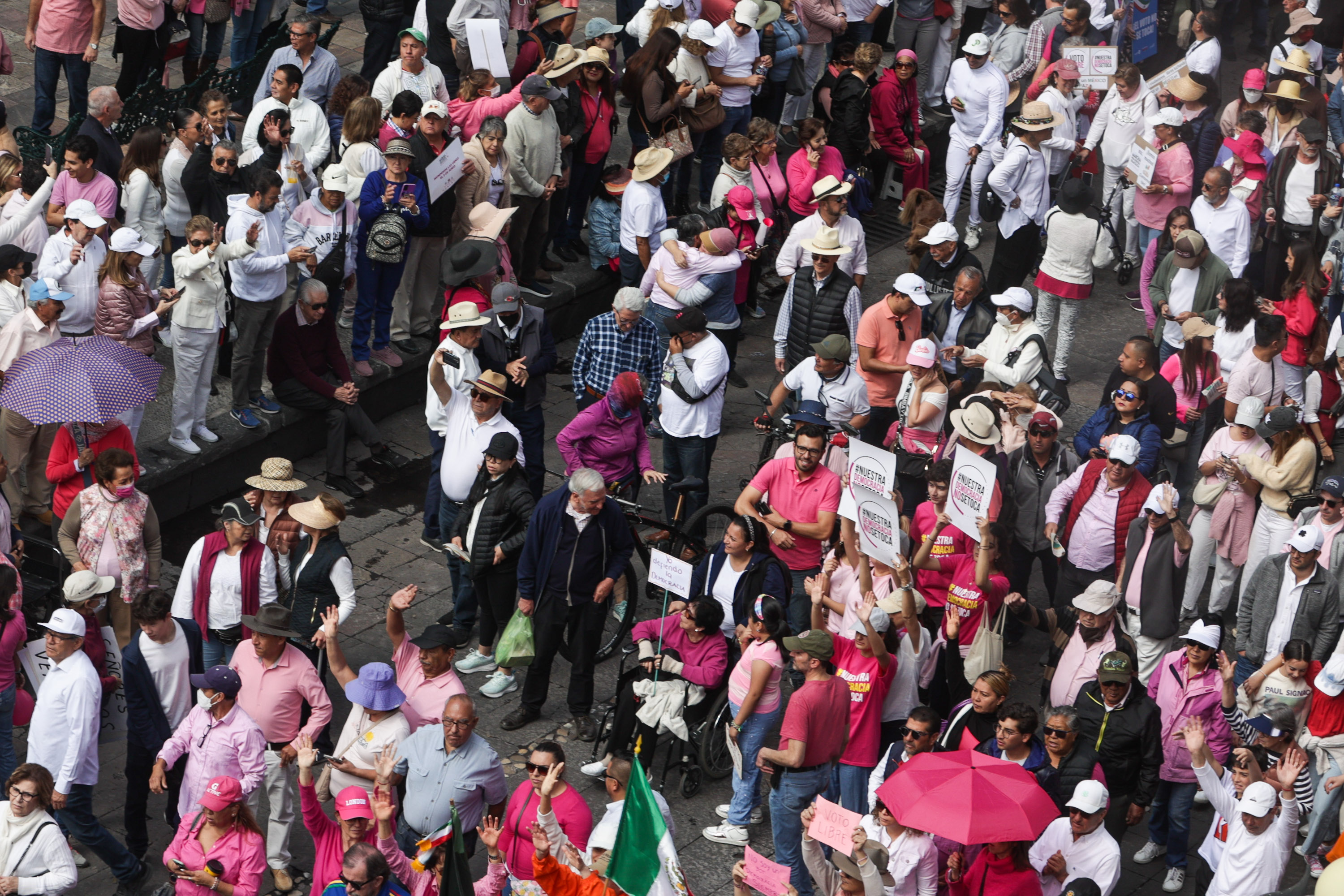 La marcha contra el Presidente