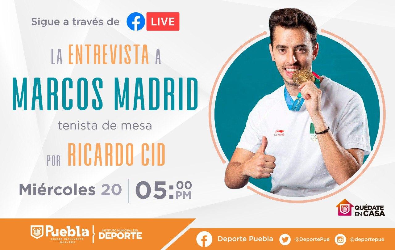 Deportistas compartirán experiencias a través de redes sociales a poblanos