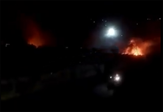 VIDEO Causa alarma impresionante incendio en prepa de La Margarita