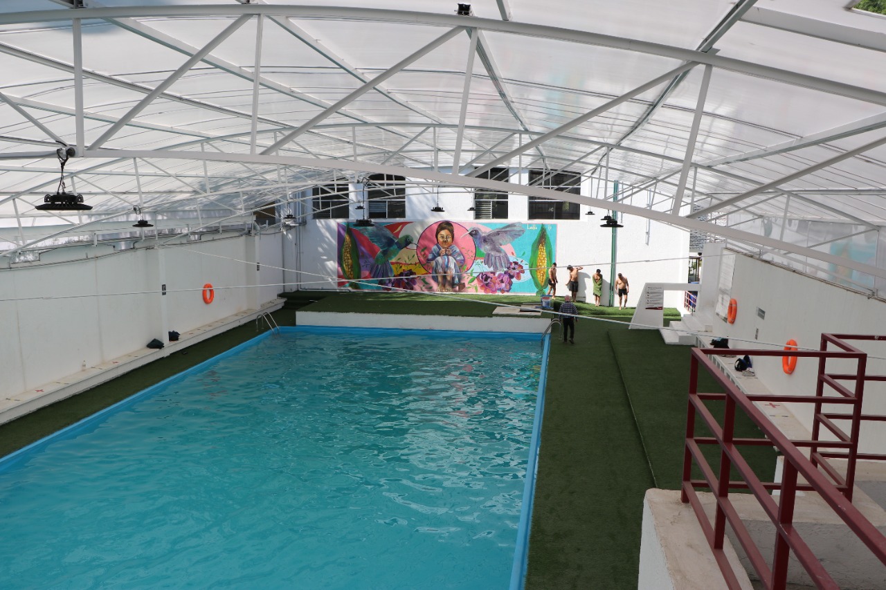 Rehabilitan Centro Cultural y Deportivo Margarita Maza de Juárez