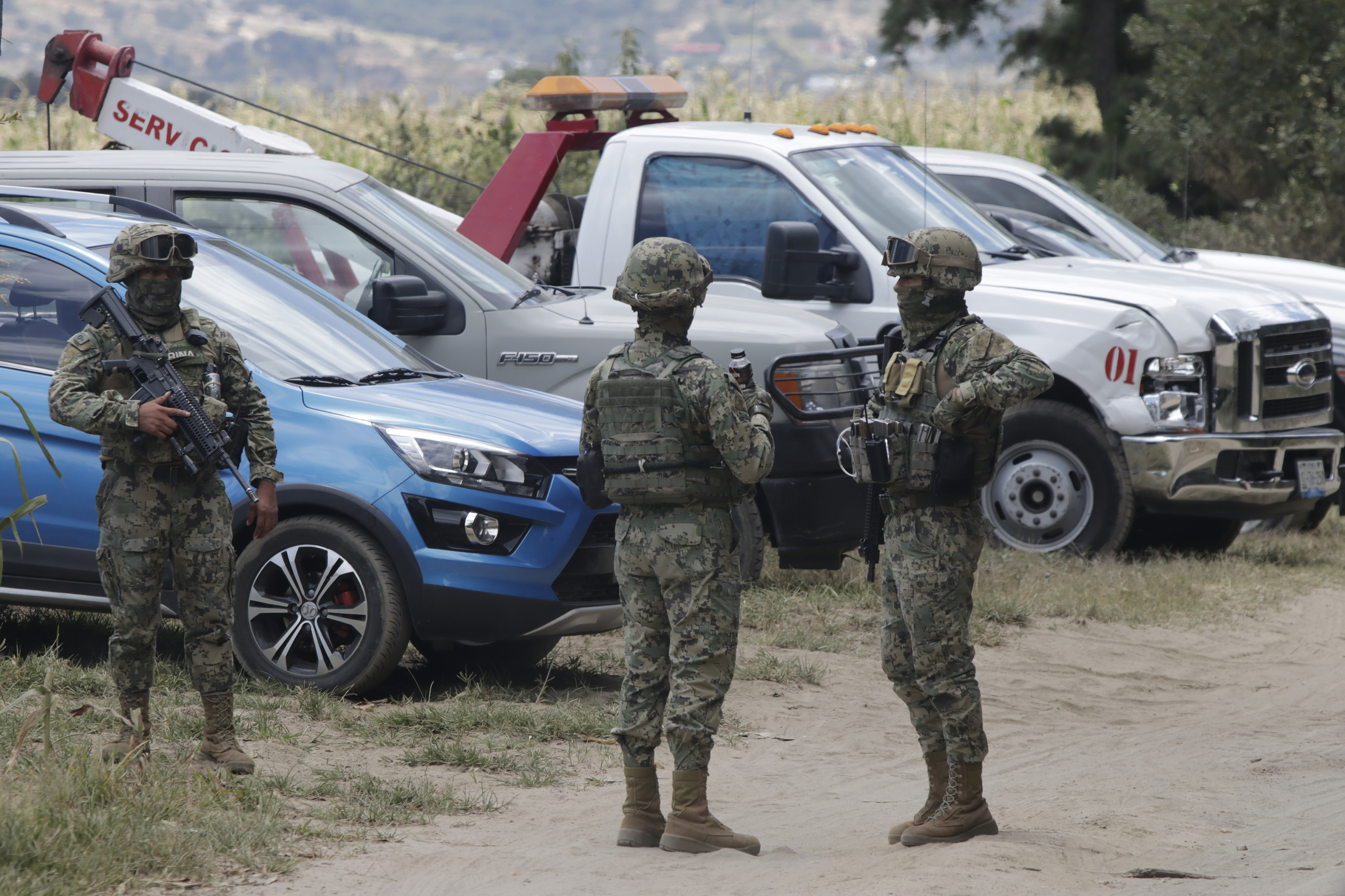 GALERÍA: Muere Comandante 30 en operativo de la Marina, en Puebla