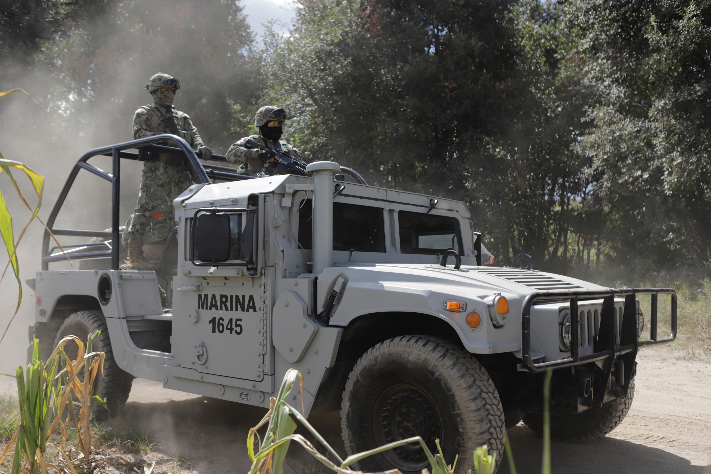 GALERÍA: Muere Comandante 30 en operativo de la Marina, en Puebla